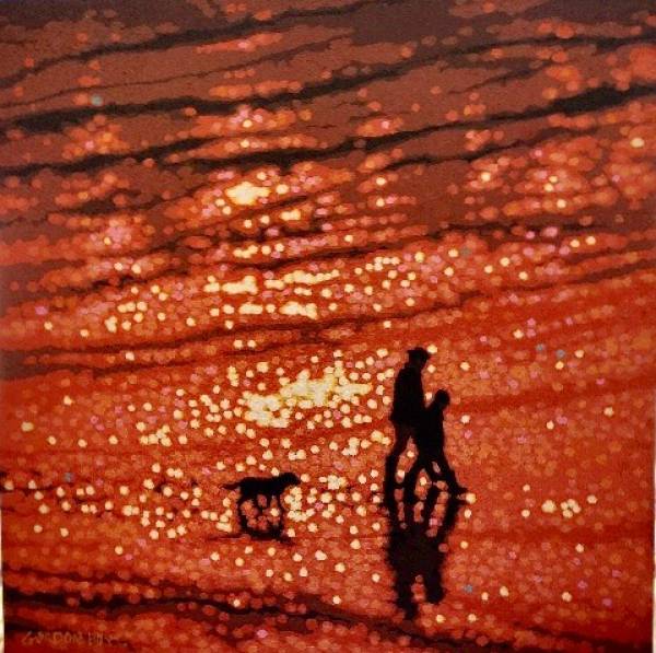- Acrylic on Canvas, Painting by Gordon Hunt, measuring 50 x 50 cm (H x W) £560